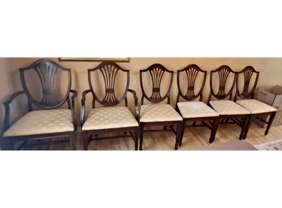 Six Dining Room Chairs