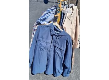 Large Men's Dress Shirts Lot#2 - Approximate Size  L, XL, 16/34-35
