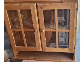 Wooden Wall Display Cabinet