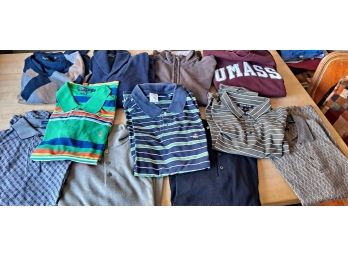 Men's Polo Shirts Including Michael Kors, Polo, And More - Approximate Size Large & X-large