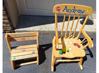 Children's Chair And Stool