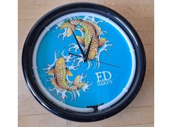 Ed Hardy Wall Clock
