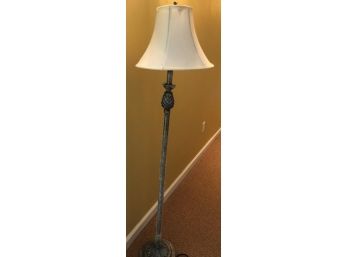Gray Antique Style Pole Lamp - 5 Feet Tall