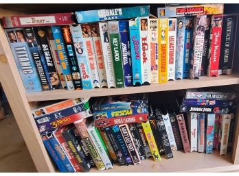 Large Lot Of VHS Tapes