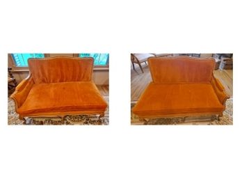 Vintage French Provincial Sectional Sofa