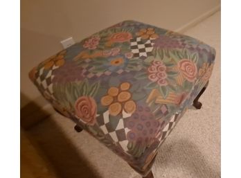 Pair Of Upholstered Foot Stools
