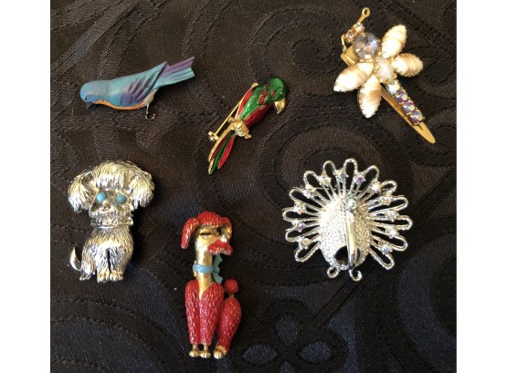 Animal Brooch Collection