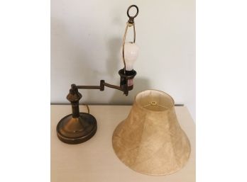 Brass Swing Arm Desk Lamp