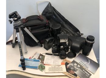 Canon AE-1 Camera & Accessories