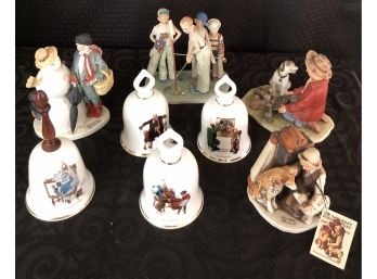 Norman Rockwell Collectible Bells & Figurines