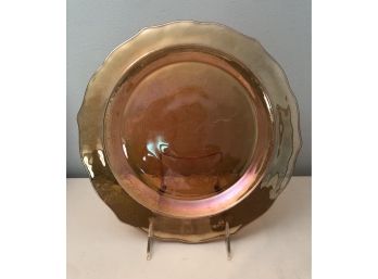 Vintage Carnival Glass Platter