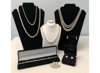 Faux Pearl Jewelry Collection