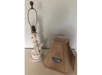 Vintage Cherub Table Lamp