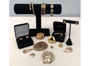 Goldtone Jewelry Collection Lot 2