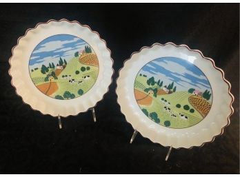 Vintage Pie Baking Plates (Japan)