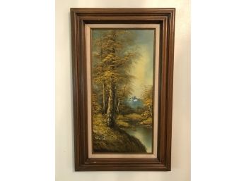Vintage Oil Painting Signed Chardin