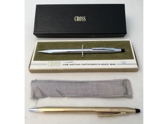 12KGF & Silvertone Cross Pens
