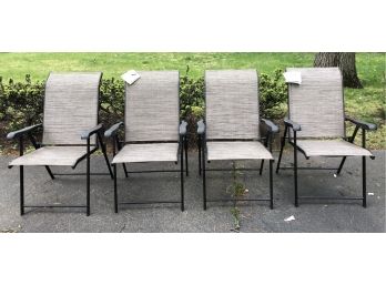 Set Of 4 Summer Winds Outdoor Chairs