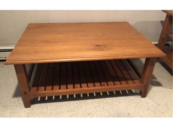 Solid Knotty Pine Coffee Table