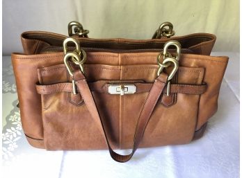 Authentic Coach Leather Designer Handbag