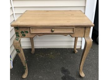 Hand Painted Accent Table By Sue Eakin