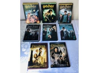 Harry Potter & Lord Of The Rings DVDs