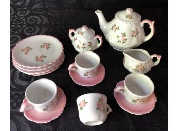 Rosebud Miniature Tea Set