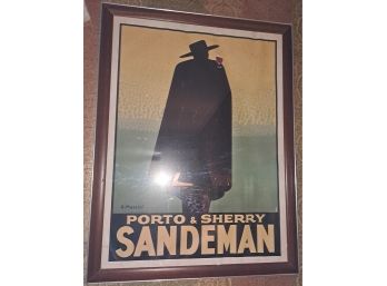 Porto & Sherry Sandeman Framed Poster
