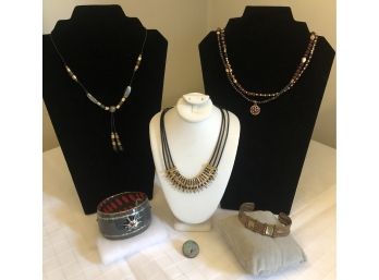 Shades Of Copper & Gray Jewelry Collection