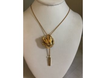 Adorable Fortune Cookie Locket Necklace