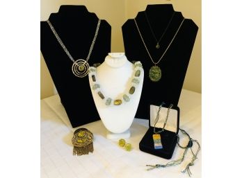 Shades Of Green Jewelry Collection