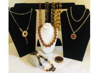 Shades Of Amber Jewelry Collection