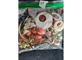 One POUND Bag Of Jewelry/misc Parts Lot #3
