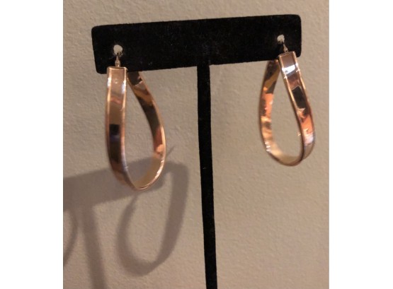14K Gold Hoop Earrings (3.5 Grams)