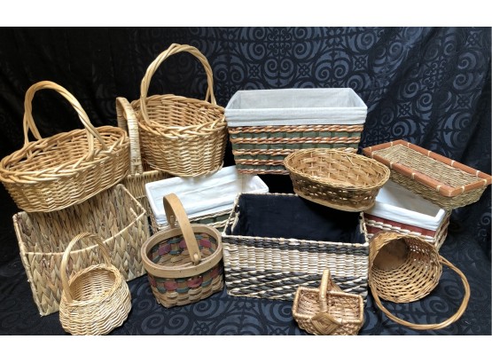 Wicker Basket Collection Lot 1
