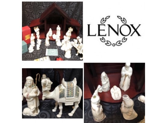 Gorgeous Lenox Jewels Nativity Set