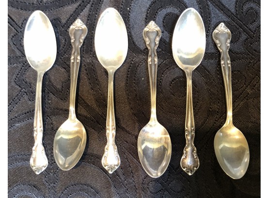 Sterling Silver Demitasse Spoons (65.7 Grams)