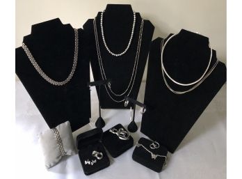 Silvertone Jewelry Collection Lot 1
