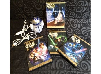 R2D2 Car Device Charger & Star Wars Trilogy