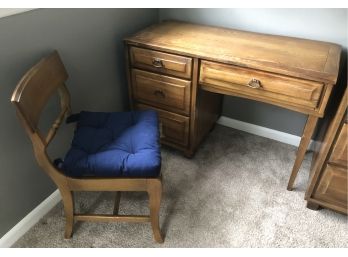 Solid Oak Desk Set