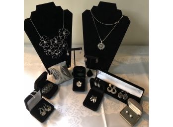 Silvertone Jewelry Collection Lot 5