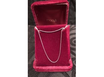 14K White Gold Necklace (1.9 Grams)