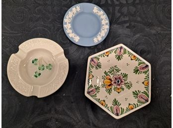 Small Decorative Dishes Including One Belleek