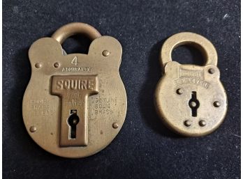 Squire And Segal Antique Locks - No Keys