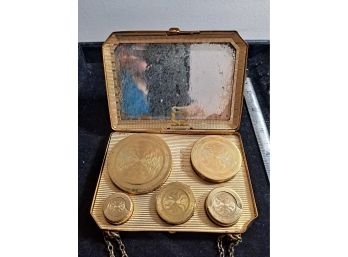 Antique/vintage Purse With Built In Compartments