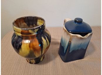 Decorative Vase And Creamer Lot L10