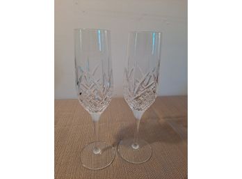 Pair Of Royal Daulton Champagne Glasses