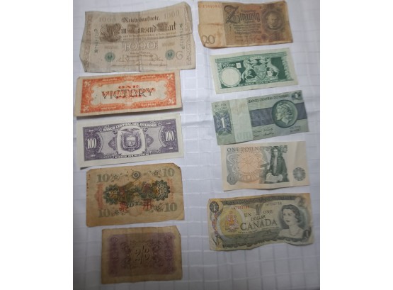 Various Paper Currency Lot #3