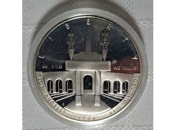 Los Angeles 1984 Olympiad One Dollar Silver Coin