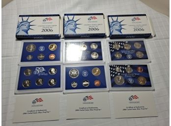 2006 United States Mint Proof Set - 3 Pieces